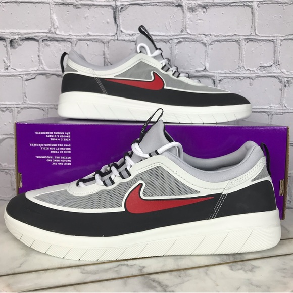 Nike SB Nyjah Free 2 Men’s Rouge Sport/Black Skateboarding Shoes BV2078-002 NEW - Picture 2 of 13